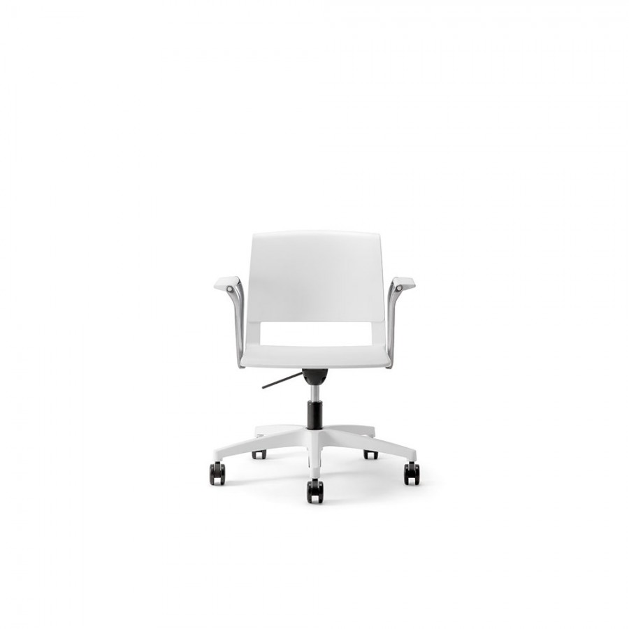 Scaun operativ Nahu Essential Clio Plastic White 03